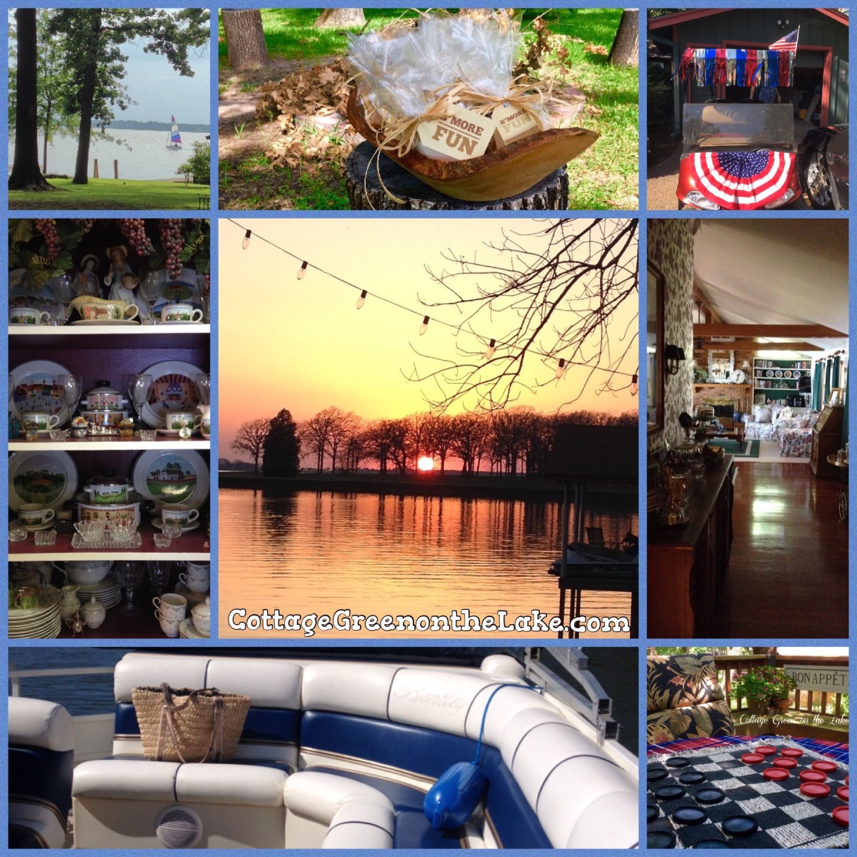 Garden-themed tabletop caddy … hold and “plant” your silverware and napkins.  