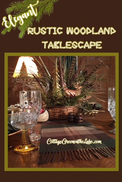 Elegant Rustic Woodland Tablescape