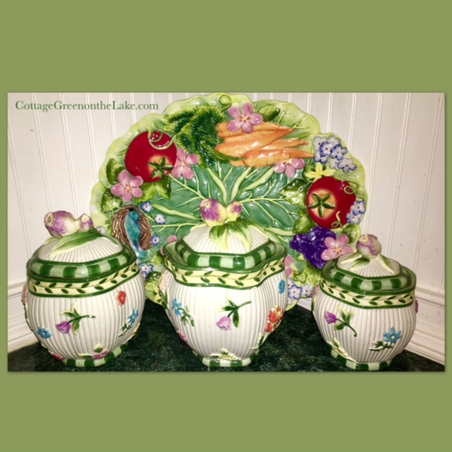 moss green cannisters